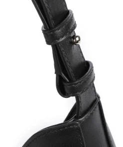 Goccia M Beuteltasche fein genarbtes Kalbsleder schwarz