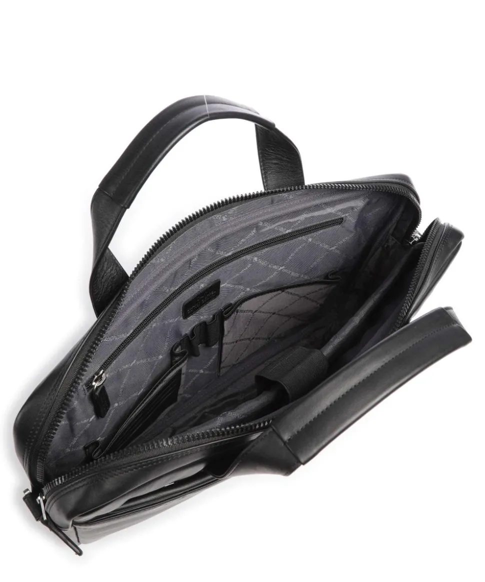 Golf 2.0 Aktentasche 15″ fein genarbtes Rindsleder schwarz