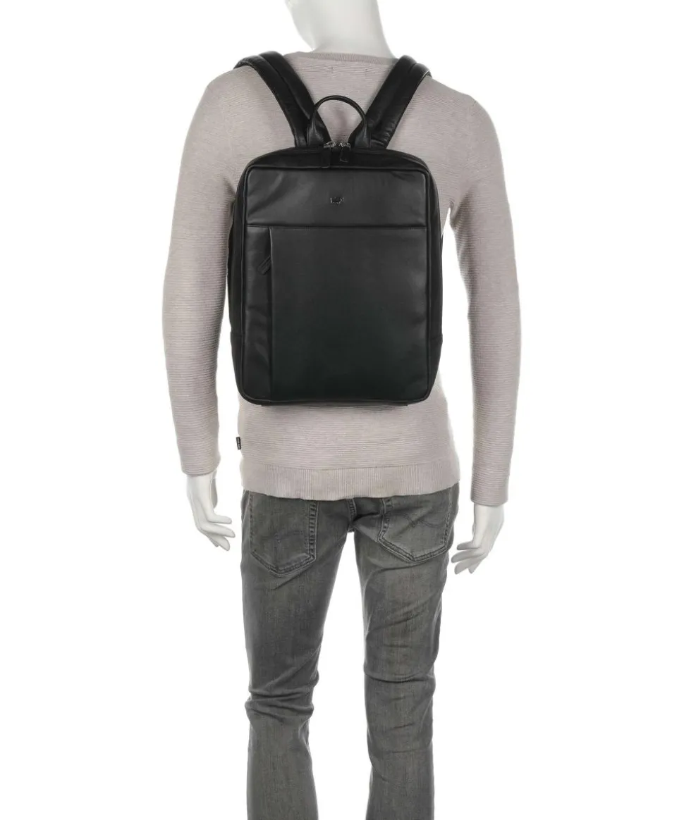 Golf 2.0 Bags Rucksack 15″ weiches Rindsleder schwarz