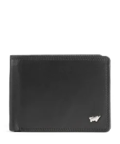 Golf Edition Geldbörse fein genarbtes Rindsleder schwarz