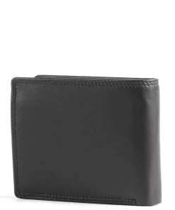 Golf Edition Geldbörse fein genarbtes Rindsleder schwarz