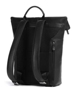 Golf Rucksack 17″ fein genarbtes Rindsleder schwarz