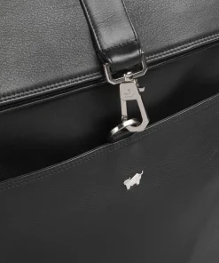 Golf Rucksack 17″ fein genarbtes Rindsleder schwarz