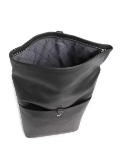 Golf Rucksack 17″ fein genarbtes Rindsleder schwarz