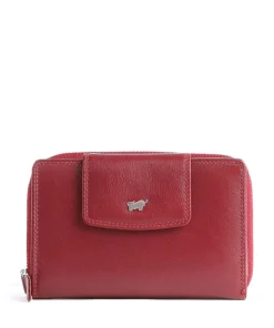 Golf Secure RFID Geldbörse Leder dunkelrot