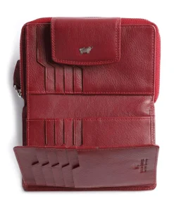 Golf Secure RFID Geldbörse Leder dunkelrot