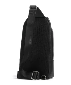 Golf Slingbag fein genarbtes Rindsleder schwarz