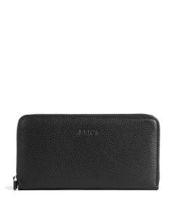 Gondola Geldbörse genarbtes Leder schwarz