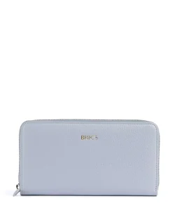 Gondola Geldbörse genarbtes Leder hellblau