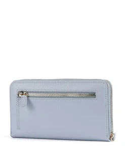 Gondola Geldbörse genarbtes Leder hellblau