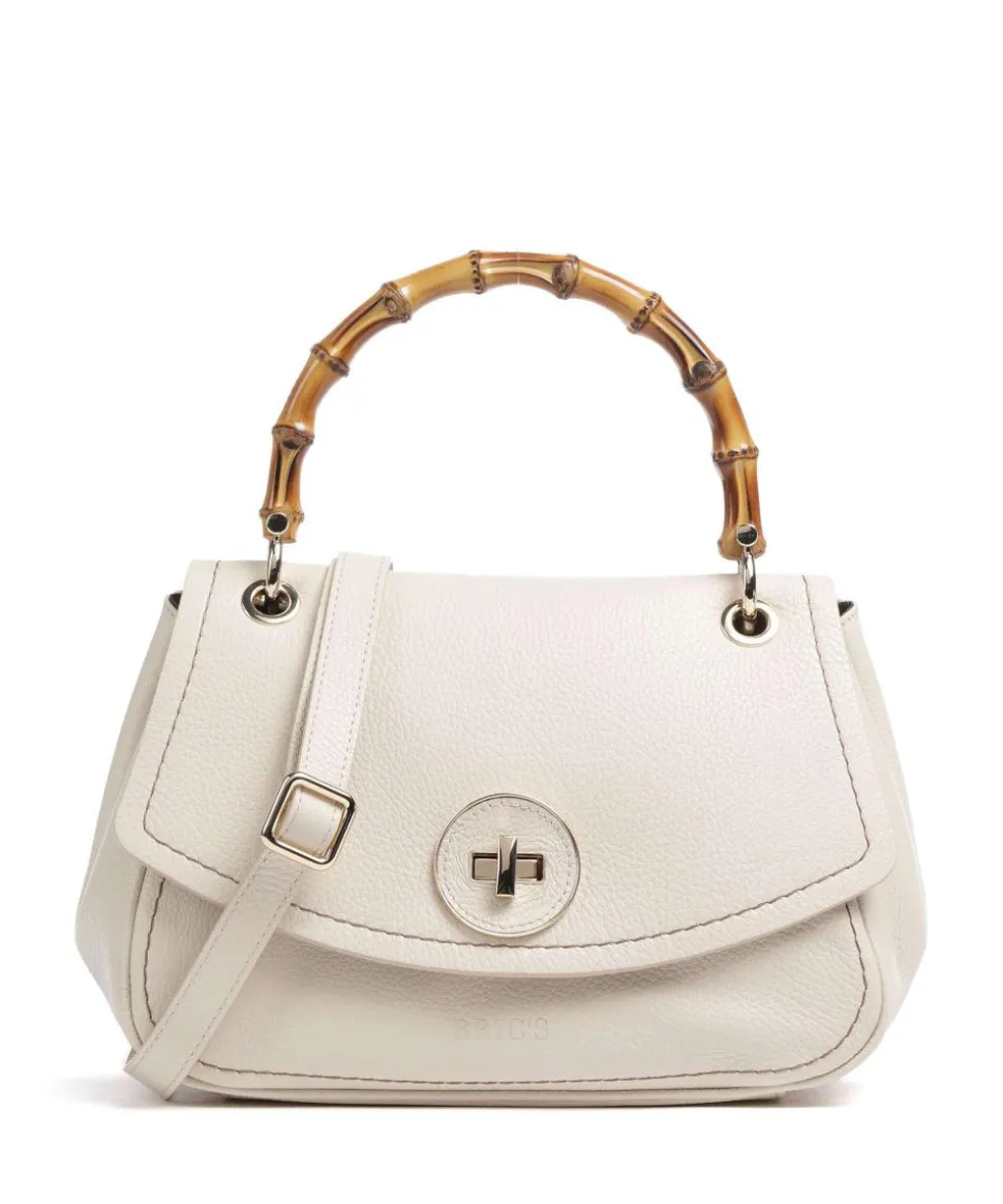 Gondola Girasola Handtasche genarbtes Leder beige