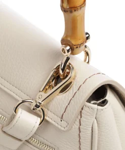 Gondola Girasola Handtasche genarbtes Leder beige