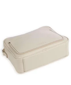 Gondola Magnolia Umhängetasche genarbtes Leder beige