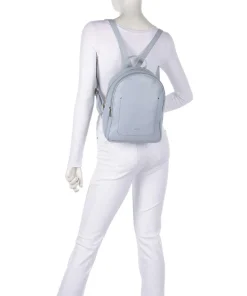 Gondola Rucksack genarbtes Rindsleder hellblau