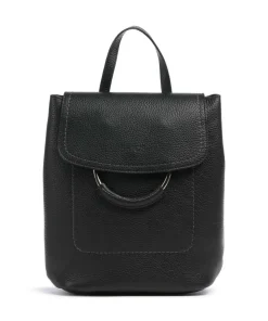 Gondola Tiglio Zaino Rucksack genarbtes Leder schwarz