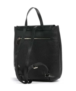 Gondola Tiglio Zaino Rucksack genarbtes Leder schwarz