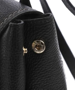 Gondola Tiglio Zaino Rucksack genarbtes Leder schwarz