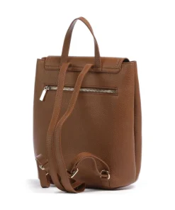 Gondola Tiglio Zaino Rucksack genarbtes Leder braun