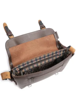 Good Old Friends Peacemaker Kuriertasche Büffelleder dunkelbraun