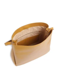 Grace Beuteltasche fein genarbtes Rindsleder braun