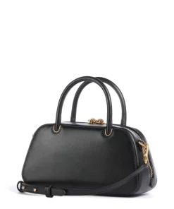 Grace Mini Handtasche fein genarbtes Rindsleder schwarz