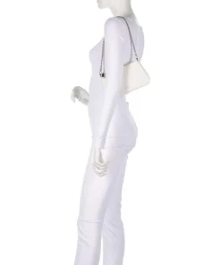 Grace Schultertasche fein genarbtes Rindsleder creme