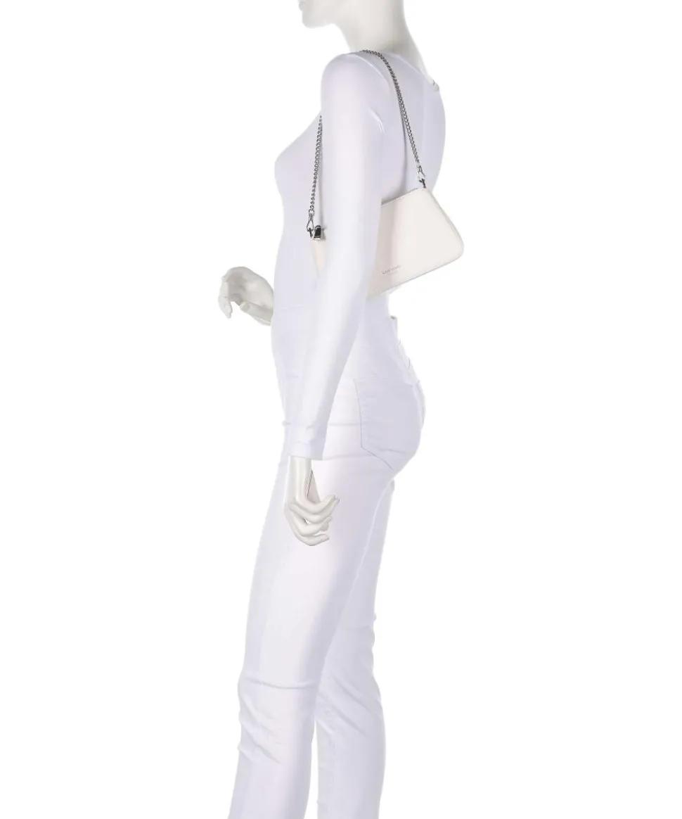 Grace Schultertasche fein genarbtes Rindsleder creme