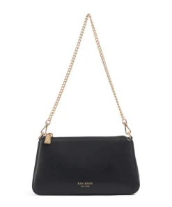 Grace Schultertasche fein genarbtes Rindsleder schwarz