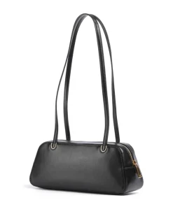 Grace Schultertasche fein genarbtes Rindsleder schwarz