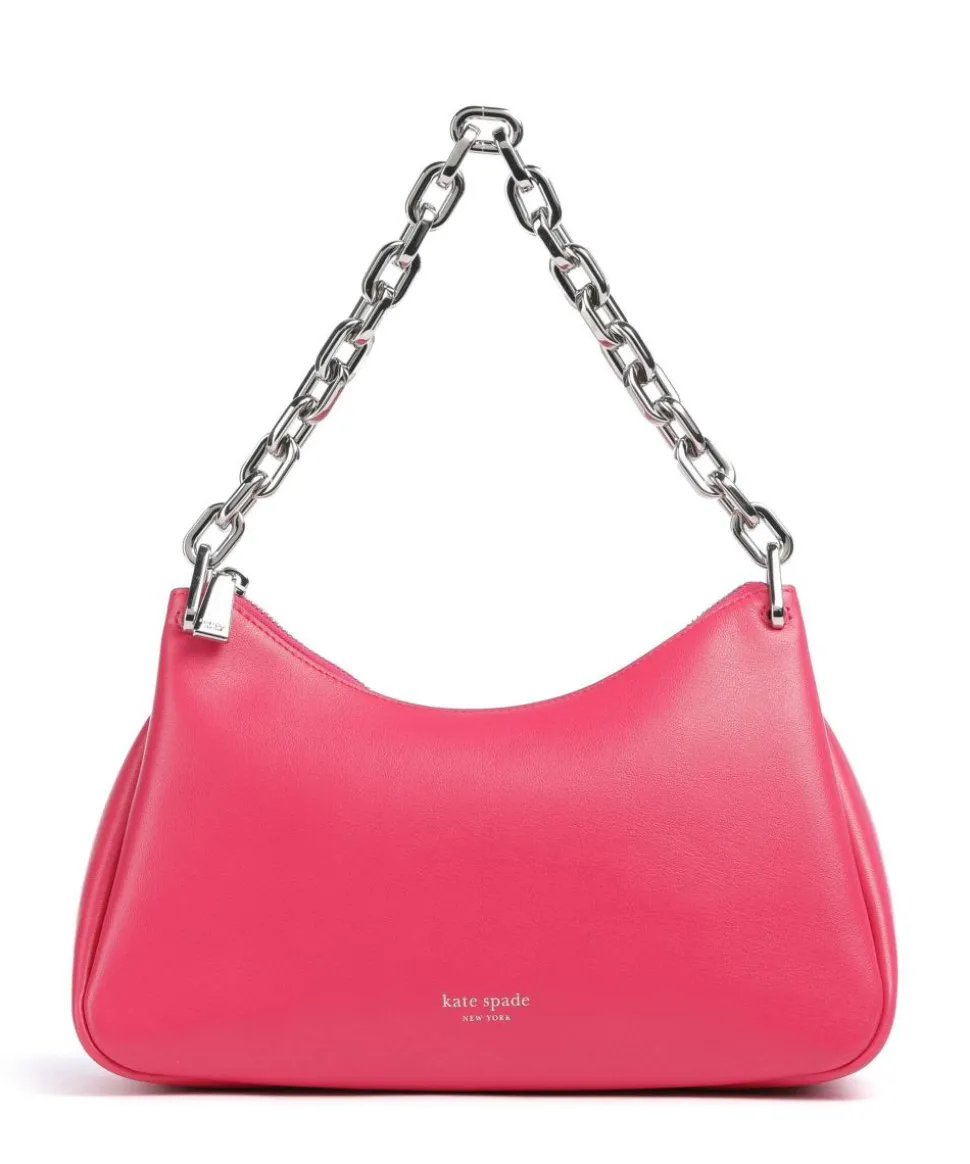 Grace Schultertasche fein genarbtes Rindsleder pink