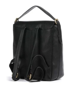 Graffton Street Rucksack genarbtes Rindsleder schwarz