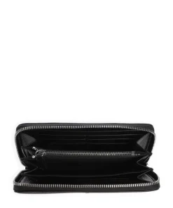 Grain Classic Geldbörse Lederimitat schwarz