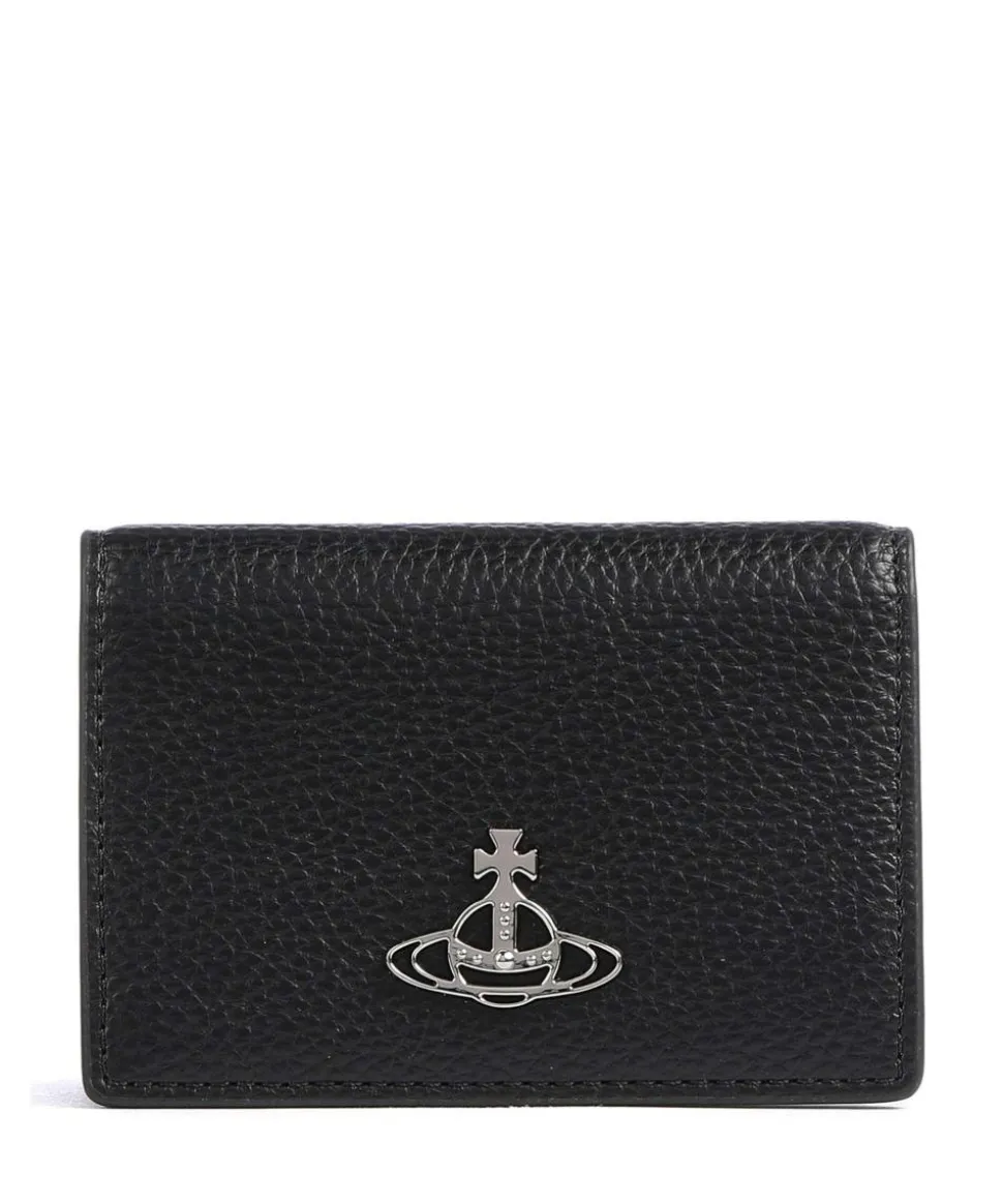 Grain Kreditkartenetui Lederimitat schwarz