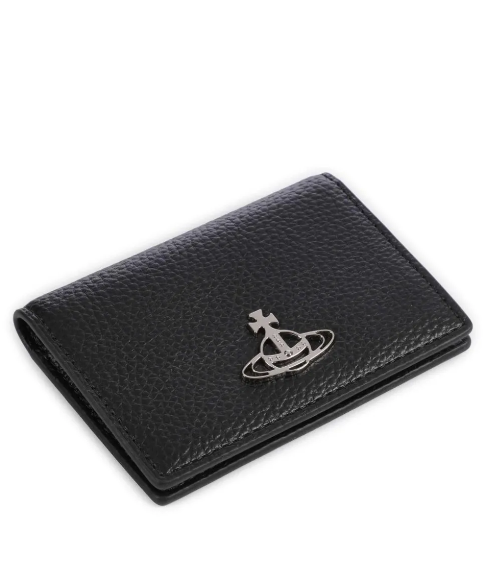 Grain Kreditkartenetui Lederimitat schwarz