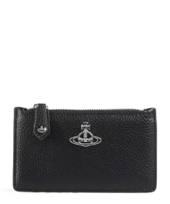 Grain Slim Kreditkartenetui Lederimitat schwarz