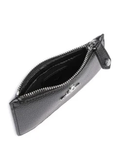 Grain Slim Kreditkartenetui Lederimitat schwarz