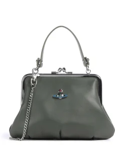 Granny Frame Nappa Umhängetasche Lammleder khaki