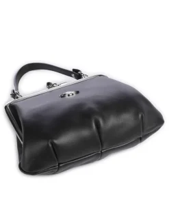 Granny Frame Nappa Umhängetasche Lammleder schwarz