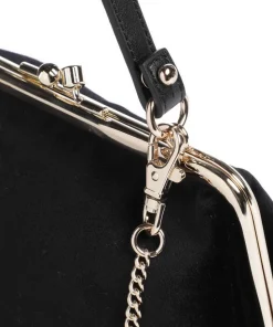 Granny Frame Velvet Umhängetasche Samtgewebe schwarz