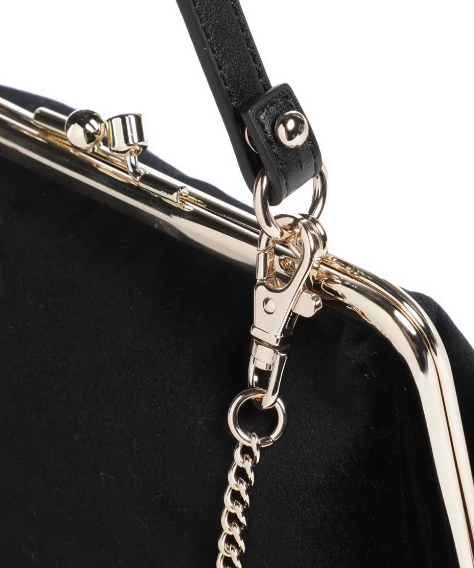 Granny Frame Velvet Umhängetasche Samtgewebe schwarz