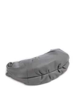 Greta Icon Silky Beuteltasche Lammleder grau