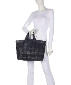 Griesgasse 2 Handtasche genarbtes Leder dunkelblau