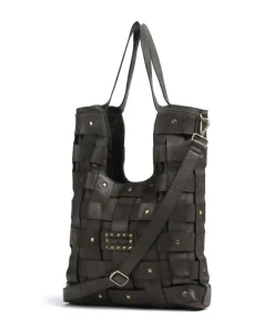 Griesgasse 4 Shopper genarbtes Rindsleder dunkelgrün