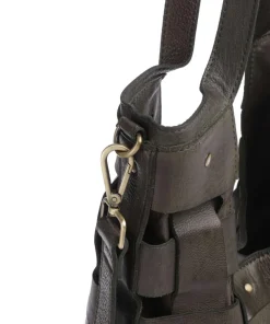 Griesgasse 4 Shopper genarbtes Rindsleder dunkelgrün