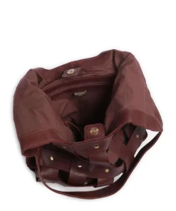 Griesgasse 4 Shopper genarbtes Rindsleder dunkelbraun