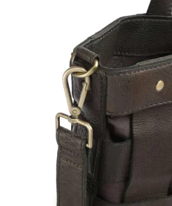 Griesgasse 3 Shopper genarbtes Rindsleder dunkelgrün