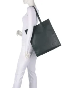 Griffis Shopper 15″ genarbtes Leder dunkelgrün