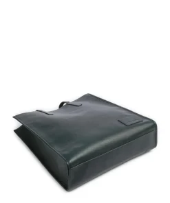 Griffis Shopper 15″ genarbtes Leder dunkelgrün