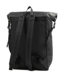 Ground Alfred Rolltop Rucksack 13″ Bio-Baumwolle, recyceltes Polyester schwarz