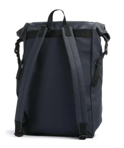 Ground Alfred Rolltop Rucksack 13″ Bio-Baumwolle, recyceltes Polyester navy